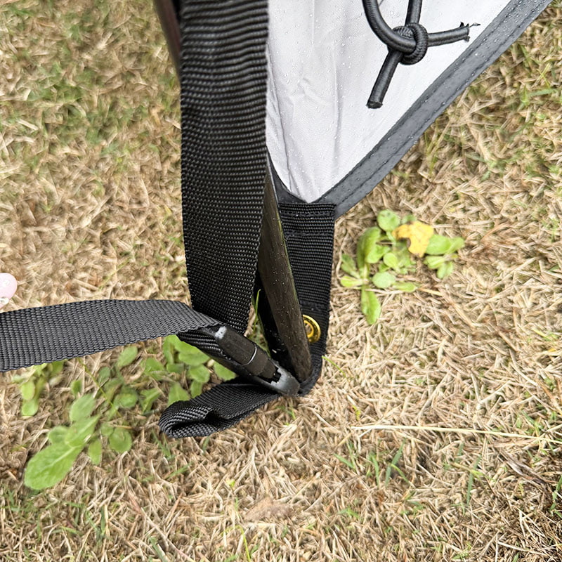 Puball Ciseal Dúbailte Campála Lasmuigh a Nascann Cúl Feithicle