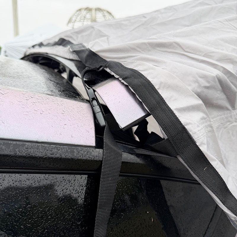 Puball Ciseal Dúbailte Campála Lasmuigh a Nascann Cúl Feithicle