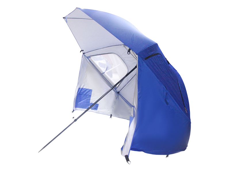 2.4M Umbrella Phuball Trá Ilfheidhmeach Inaistrithe