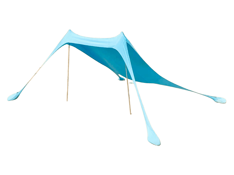 Phuball Trá Sunshade All-In-One Lycra Inaistrithe